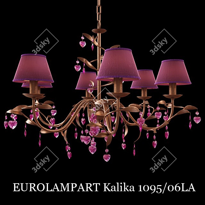 EUROLAMPART Kalika 1095/06LA: Modern Lighting Elegance 3D model image 1