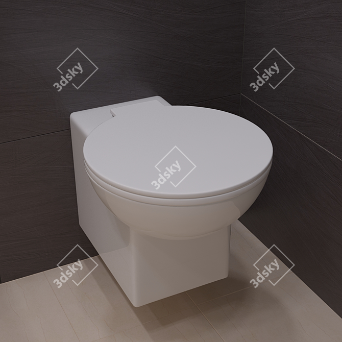 Hatria Suspended WC 3D model image 1