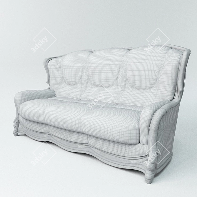 Title: Modern Diso Collection Sofa 3D model image 2