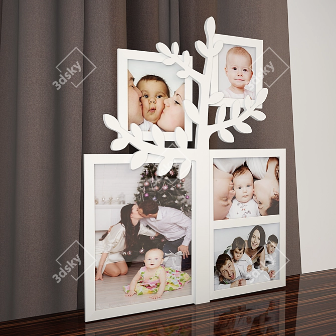 Tree-Shaped Decor Frame (400x500mm) 3D model image 1