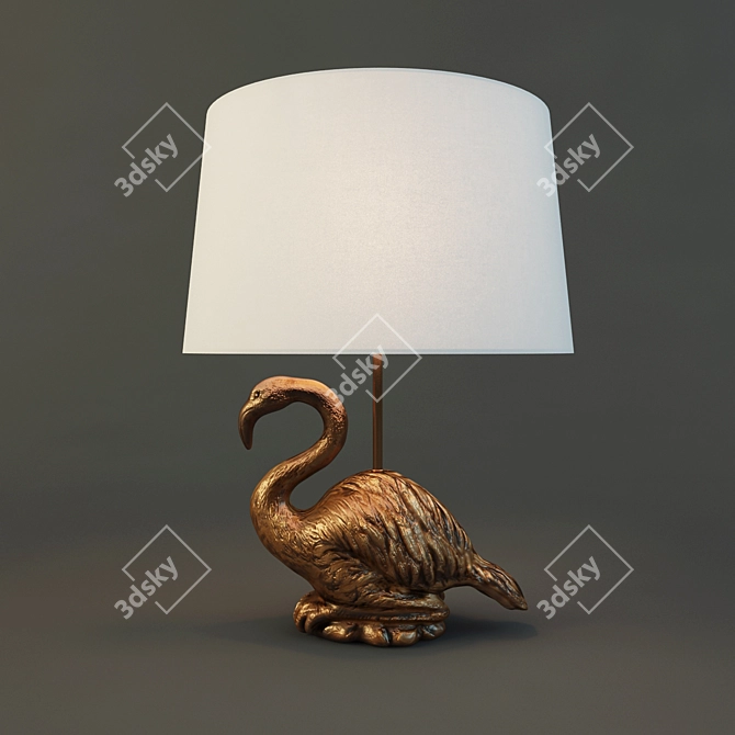 Zara Home Flamingo Table Lamp: Ref. 41849047 3D model image 1