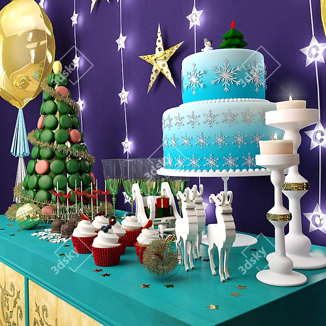 Festive Delights Collection 3D model image 3