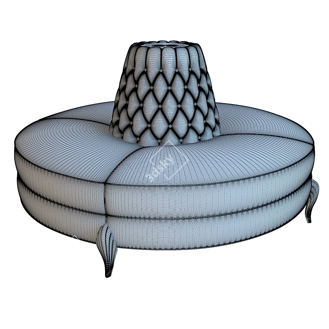 Luxury Corner Bench Christopher Guy 3D model image 2