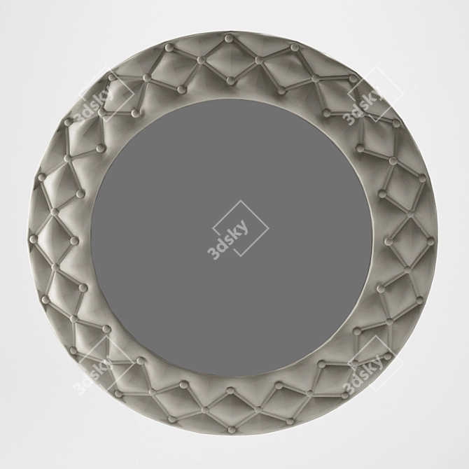 Round Mirror, 50cm Radius 3D model image 1