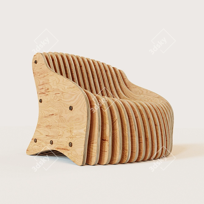 ErgoFlex Parametric Seat 3D model image 1