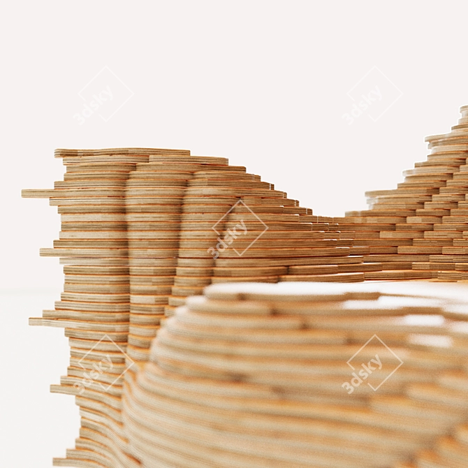 Parametric Seating: Customizable Comfort 3D model image 3