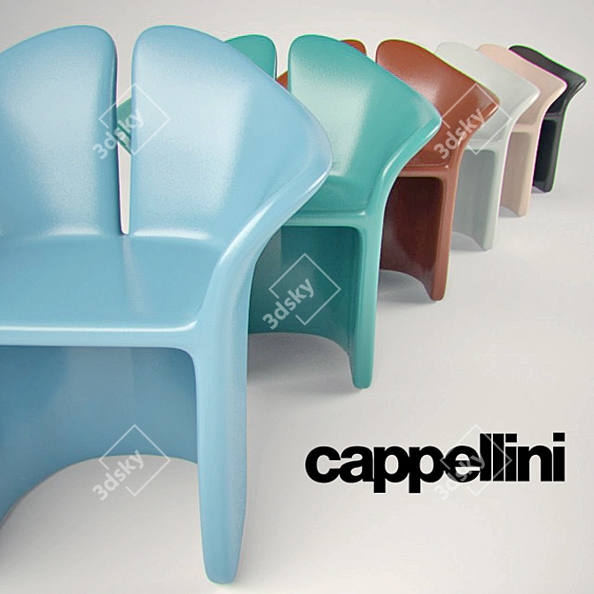 Elegant Frac Cappellini Table 3D model image 2