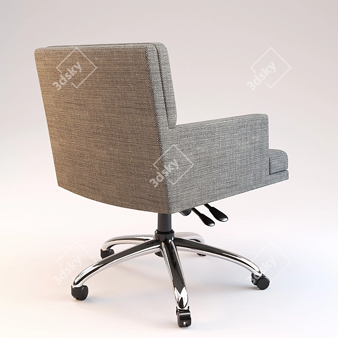 Elegant Swivel Chair | W24.5" D31" H37.5 3D model image 2