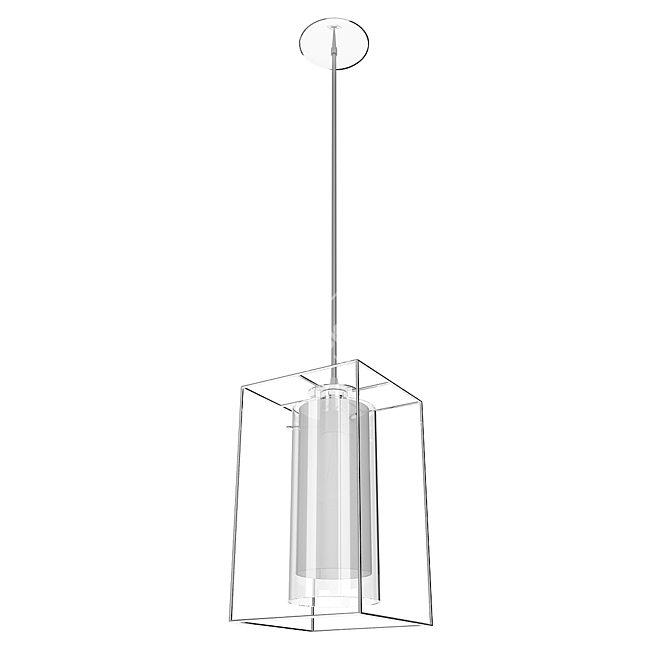 Elegant Hanging Lamp by EGLO: LONCINO-1 3D model image 2