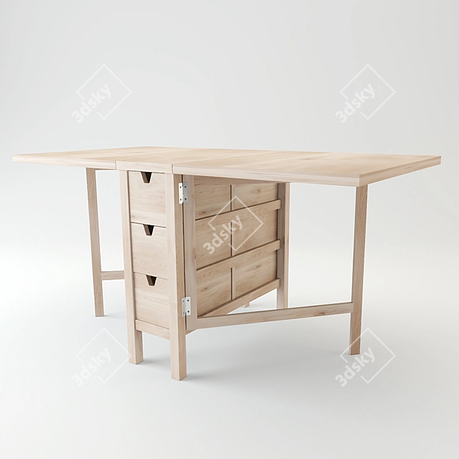 IKEA Norden Folding Table 3D model image 3