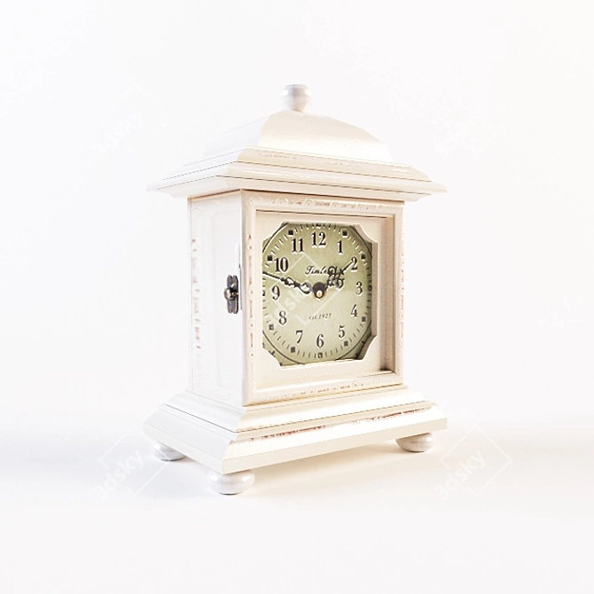 Time Keeper: Stylish Quartz Clock 3D model image 2