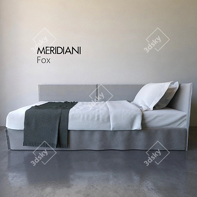 Meridiani Fox: Versatile Sofa Bed 3D model image 1
