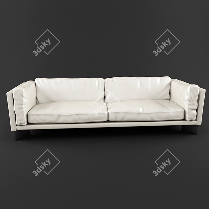 ComfortMax Sofa 3D model image 1