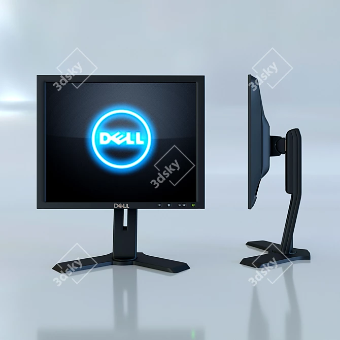 Dell P190ST: Professional LCD Monitor 3D model image 1