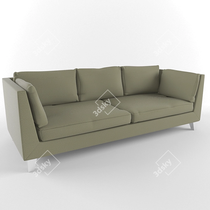 Scandinavian Elegance: Stockholm Sofa 3D model image 2