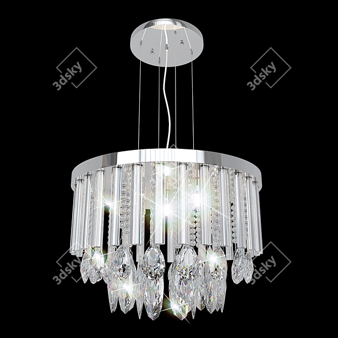 Elegant 1100mm Chandelier CALAONDA 3D model image 1