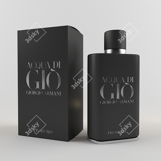 Sensual Masculine Fragrance: Armani Acqua Di Gio 3D model image 1