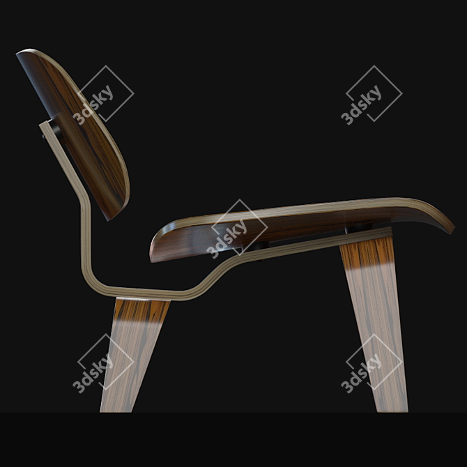 Modern Elegance: Eames Plywood Lounge 3D model image 3