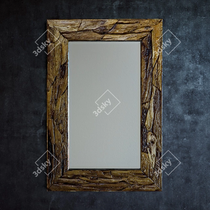 KARE Nature Mirror: Elegant Reflection of Beauty 3D model image 1