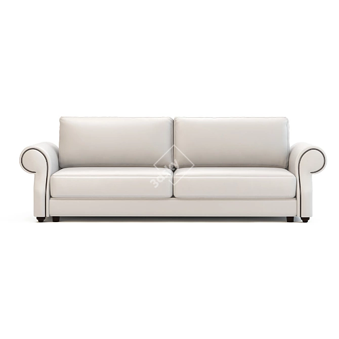 Reloti Corner Sofa: Classic Elegance 3D model image 1