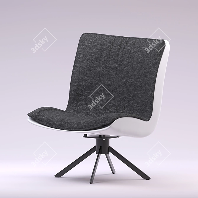 Versatile Comfort Chair 3D model image 1