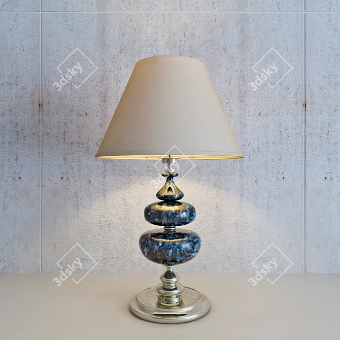 Elegant Table Lamp: Timeless Design 3D model image 1