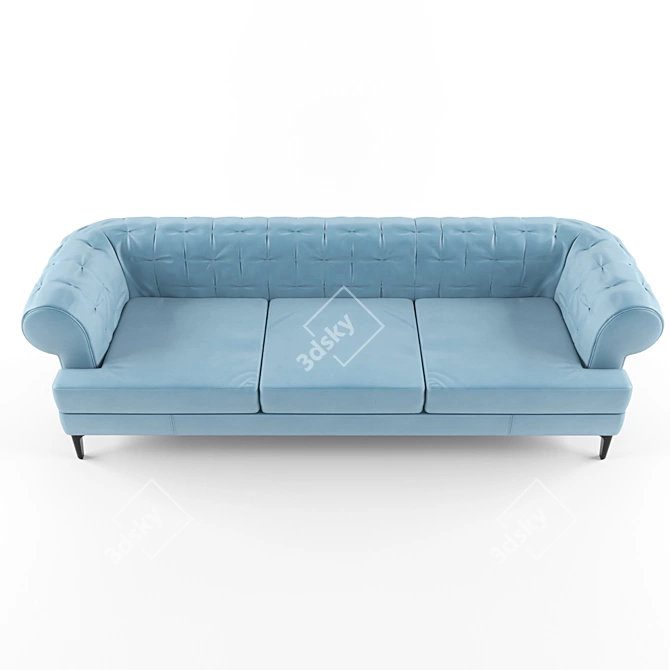 Luxurious Poltrona Frau Manto Sofa 3D model image 1