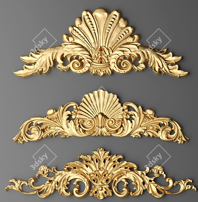 Decorative Stucco Kit 3D model image 2