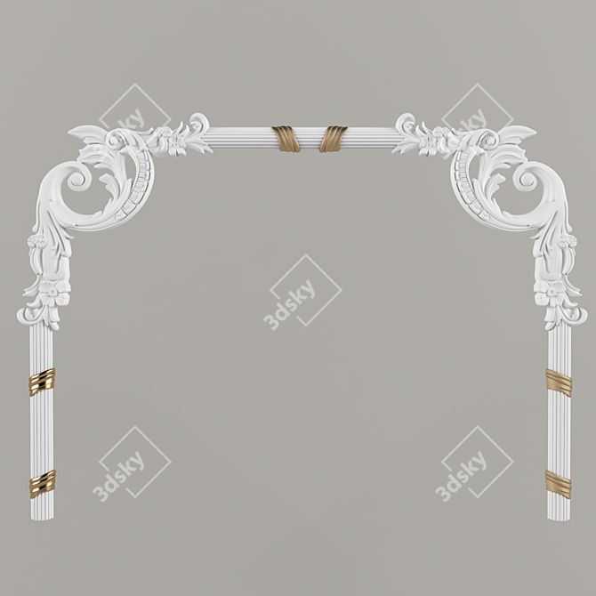 Elegant Wall Art 3D model image 1