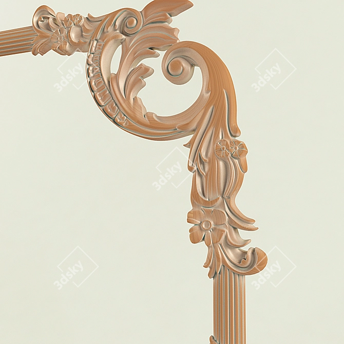 Elegant Wall Art 3D model image 2