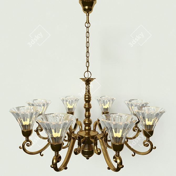 Lancaster Chandelier by Arte Lamp 3D model image 1