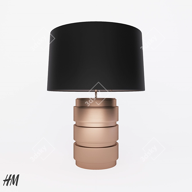 Modern Cylindrical Lamp by Mary McDonald 3D model image 1