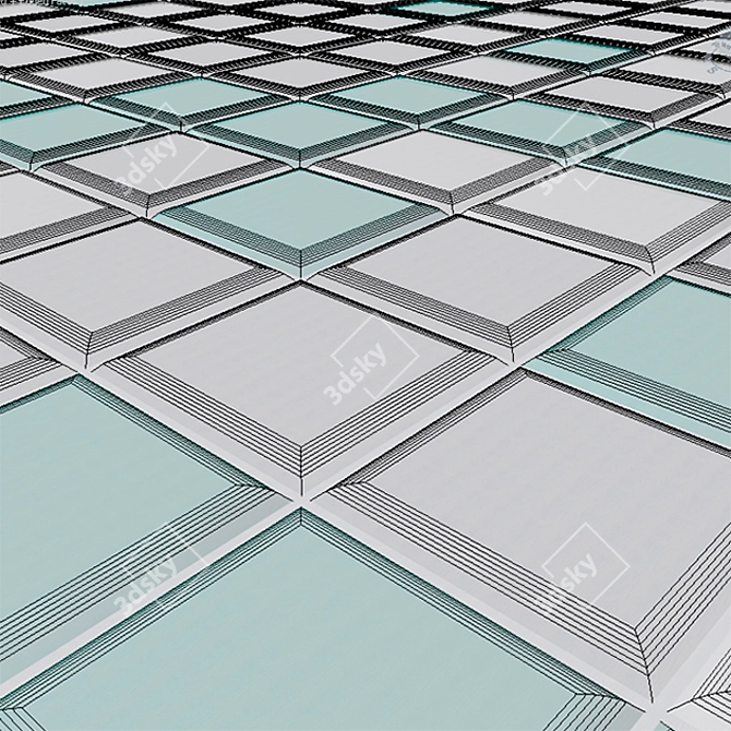 Exclusive 3D Glass Mosaic 3D model image 2