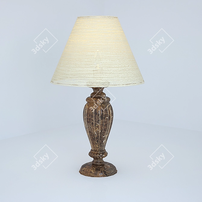 Classic Style Table Lamp 3D model image 1