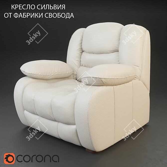 Modern Design Sylvia Chair 3D model image 1