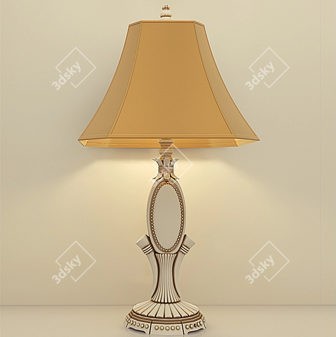 Classic Style Fabric Lamp 3D model image 1