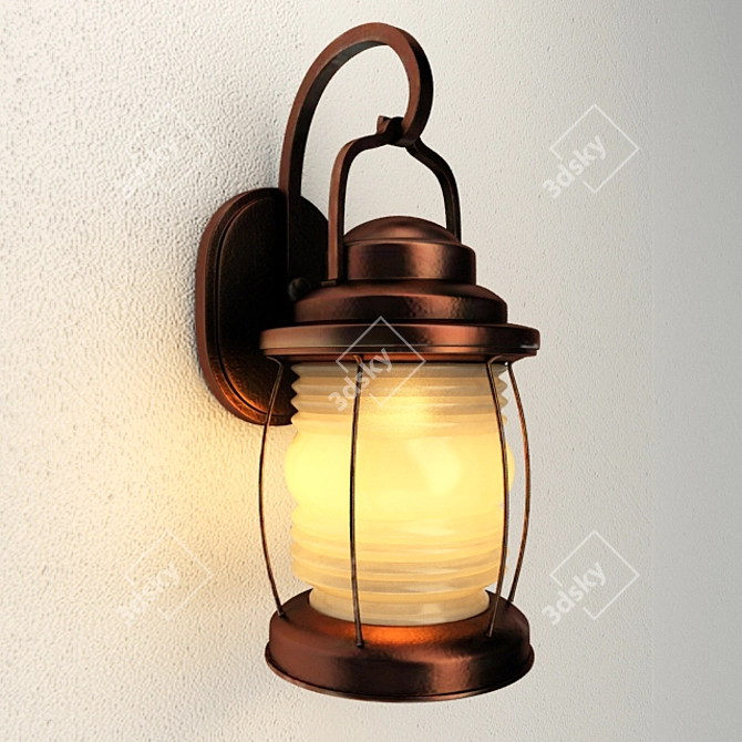 Sizzling Bacon Wall Lamp 3D model image 1