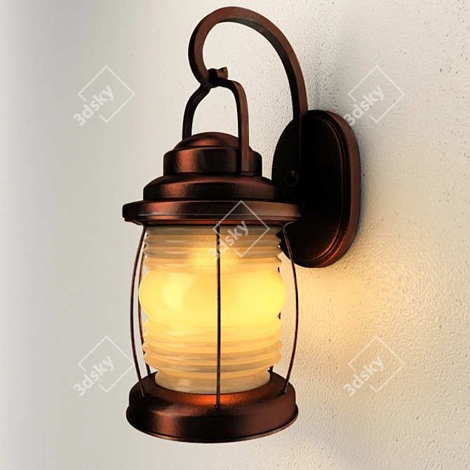 Sizzling Bacon Wall Lamp 3D model image 2