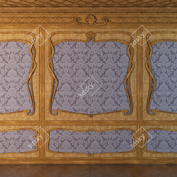 Liberty Wall Panel 3D model image 1