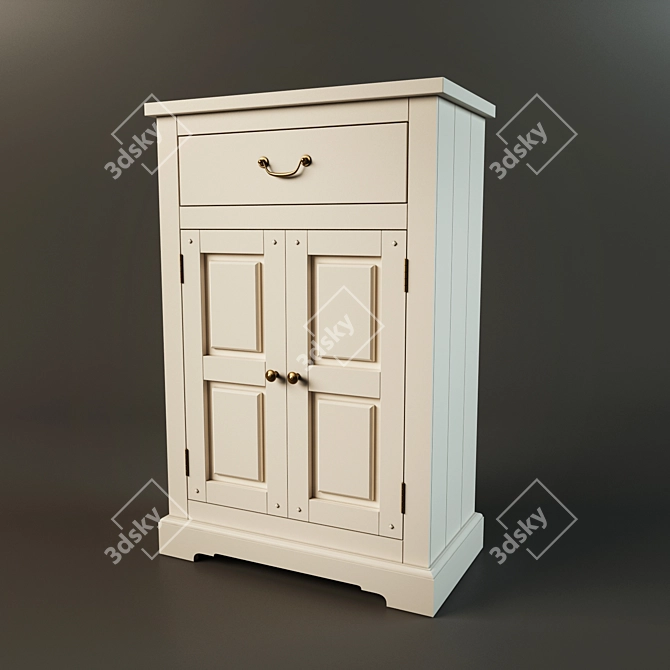 Sleek Germania Toledo Dresser 3D model image 1