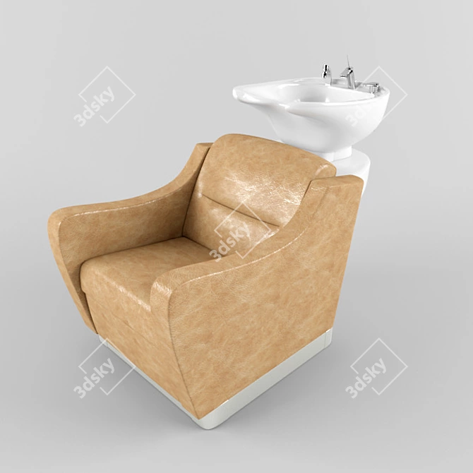 Luxury Hair Washing Salon Chair "Lavaggi 3D model image 1