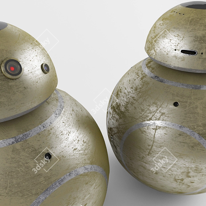 Smart Apple BB-8: The Perfect Companion 3D model image 2