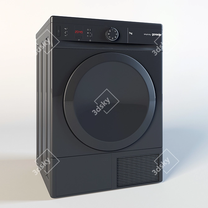 Gorenje Condenser Dryer - Efficient & Stylish 3D model image 2