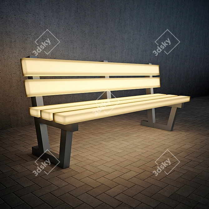 Illuminated Seating Solution 3D model image 1