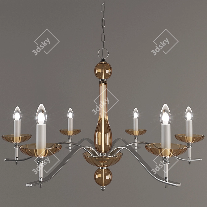 Elegant Arizzi Chandelier 3D model image 1