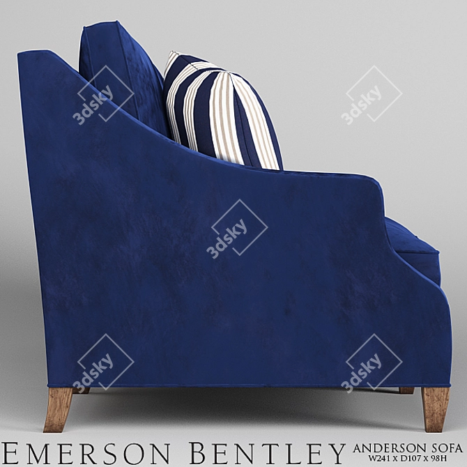 Elegant Anderson Sofa: Timeless Design 3D model image 2