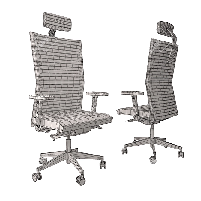 Executive Dispatch Chair 435-SYS 3D model image 2