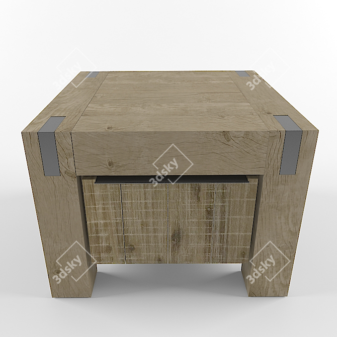 Blijburg Acacia Coffee Table 3D model image 2