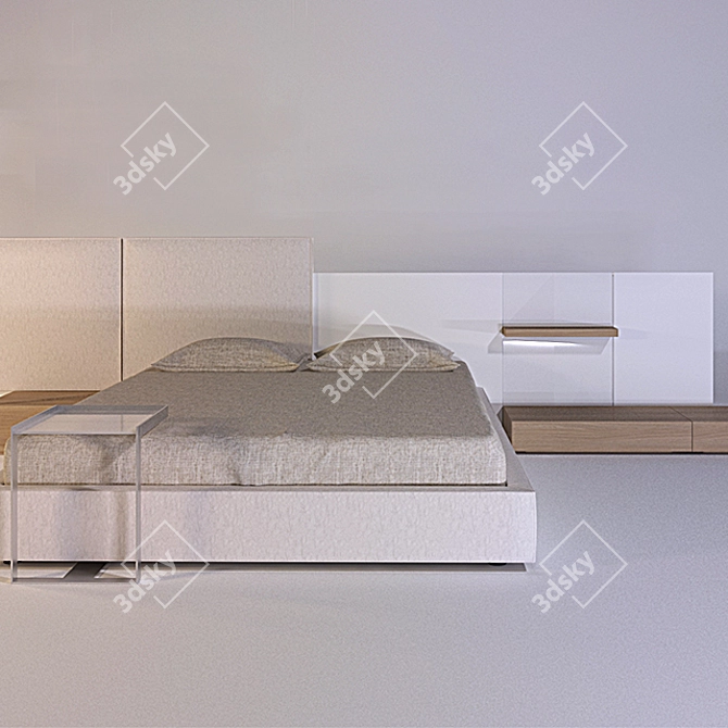 Zegen Firm Bed 3D model image 1