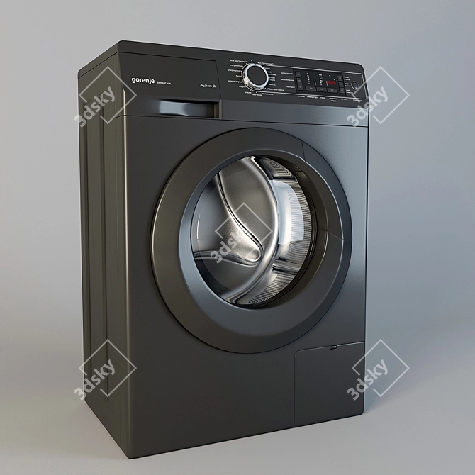 Gorenje W65Z03B/S Washer: Stylish & Compact 3D model image 1